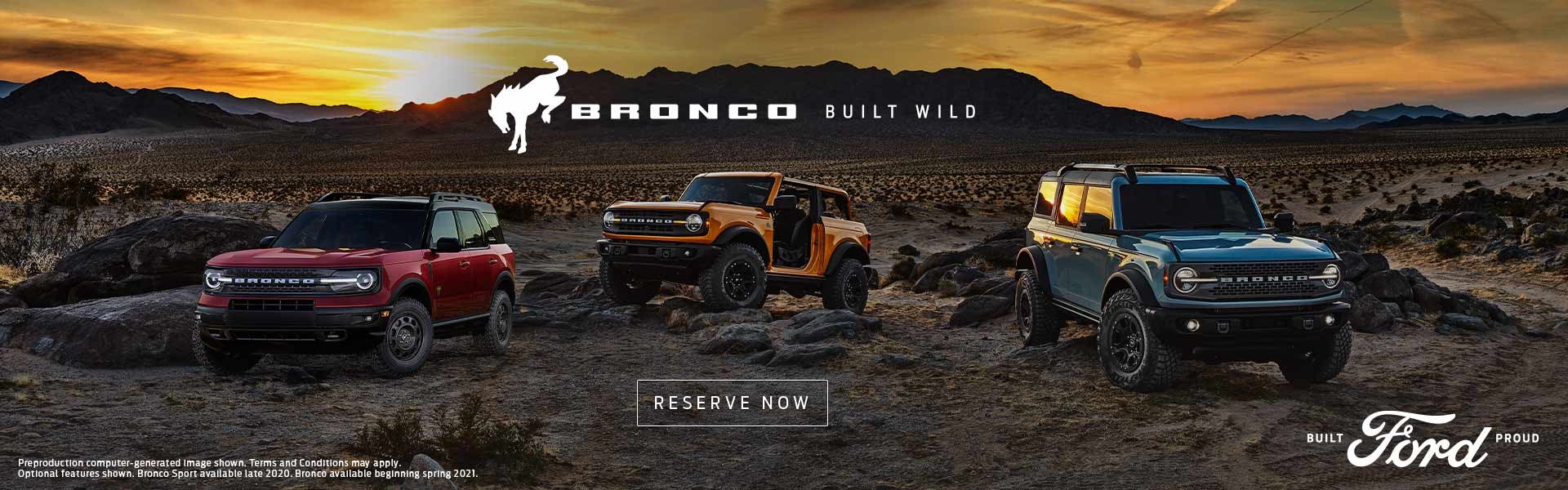 Reserve Your 2021 Bronco